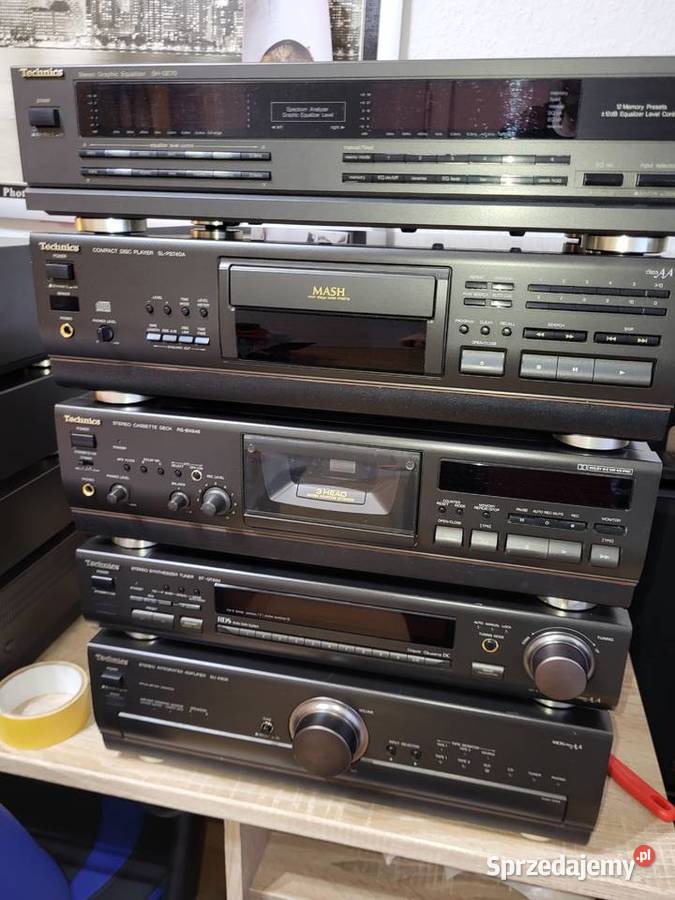 Duża wieża stereo Technics wielkopolskie Słupca