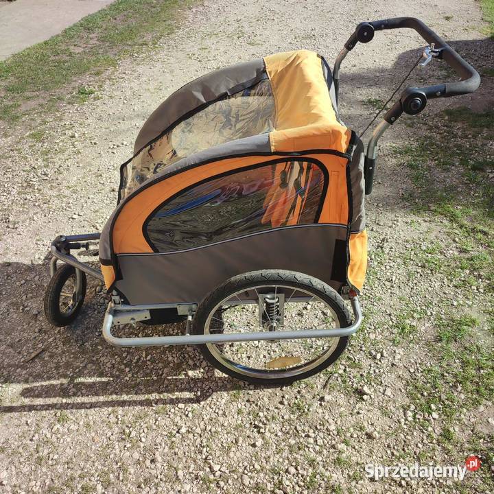 Riksza przyczepka rowerowa dzieci Włoszczowice sprzedam