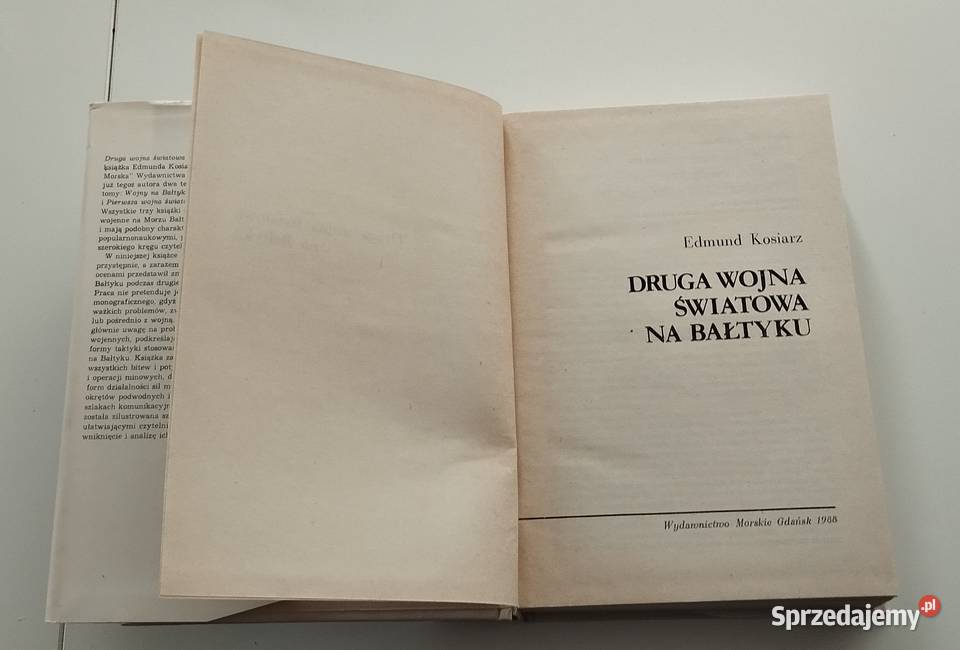 Druga Wojna Światowa na Bałtyku Edmund Kosiarz Warszawa