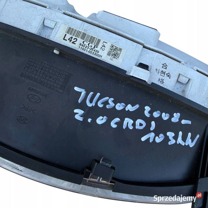 Licznik Prędkościomierz Hyundai Tucson JM 0610r osobowe wielkopolskie Barłogi