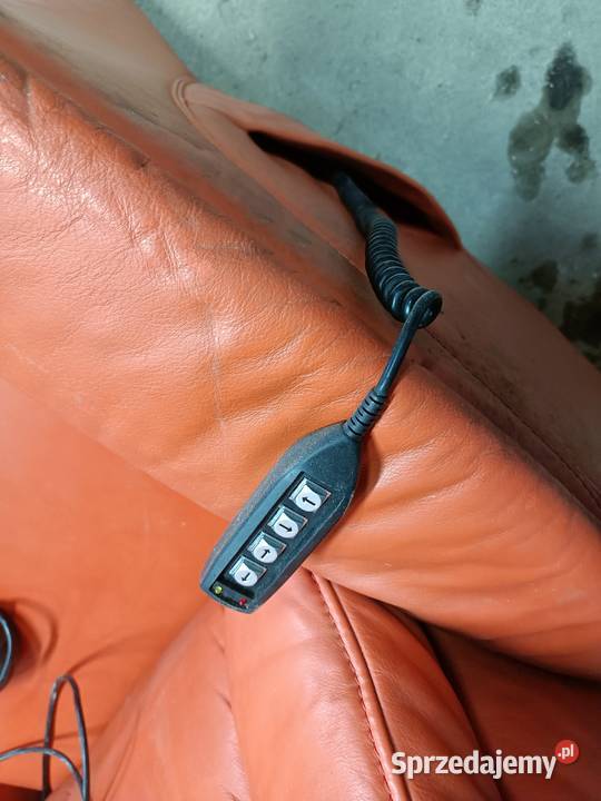 Kanapa narożnik skórzany elektrycznie sterowany