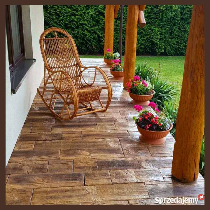 Deska na taras betonowe drewno na taras deska Łódź sprzedam