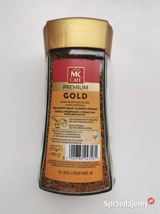 Kawa rozpuszczalna MK Cafe Premium Gold 175g Kraków