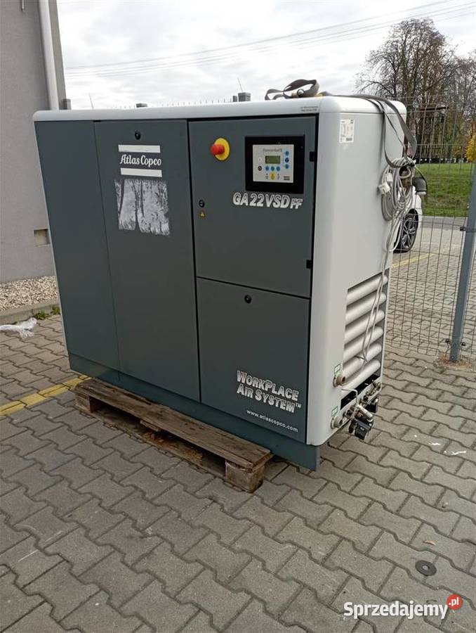 Sprężarka śrubowa ATLAS COPCO GA22 VSD FF Wilków sprzedam