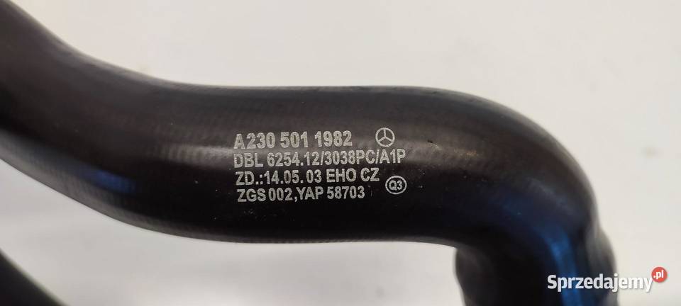 MERCEDES SL R230 RURA PRZEWÓD WODY A2305011982