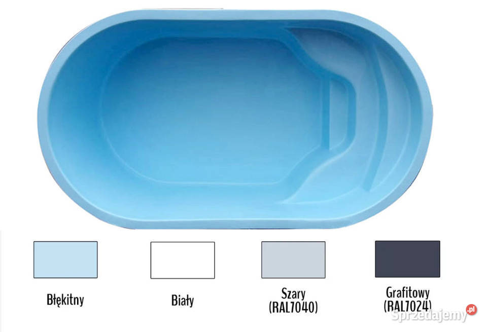 BASEN WOLNOSTOJĄCY Z FILTRACJĄ HYDROMASAŻEM Zgorzelec