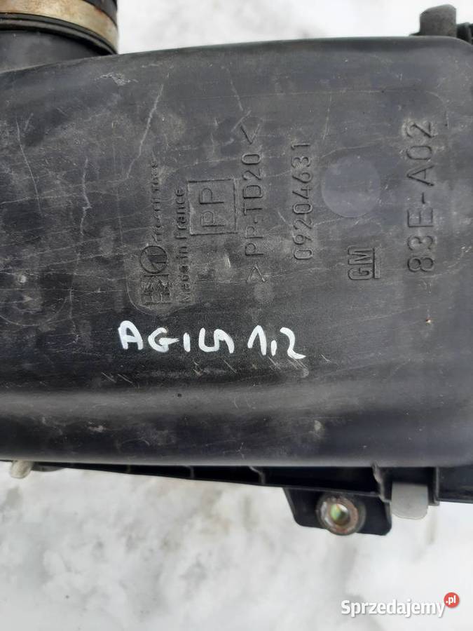 Opel Agila A 10 12V 12 16V obudowa filtra Ksawerów