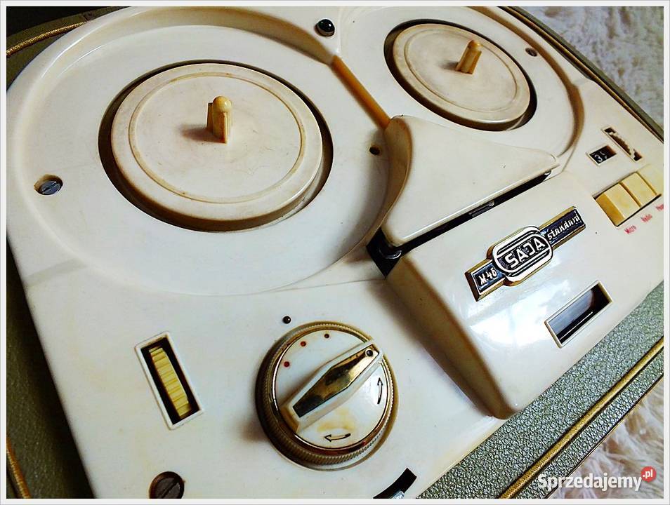Stary magnetofon szpulowy SAJA M46 z 1956 roku lubuskie Żary