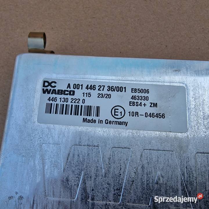 MERCEDES ACTROS MP4 STEROWNIK MODUŁ EBS4