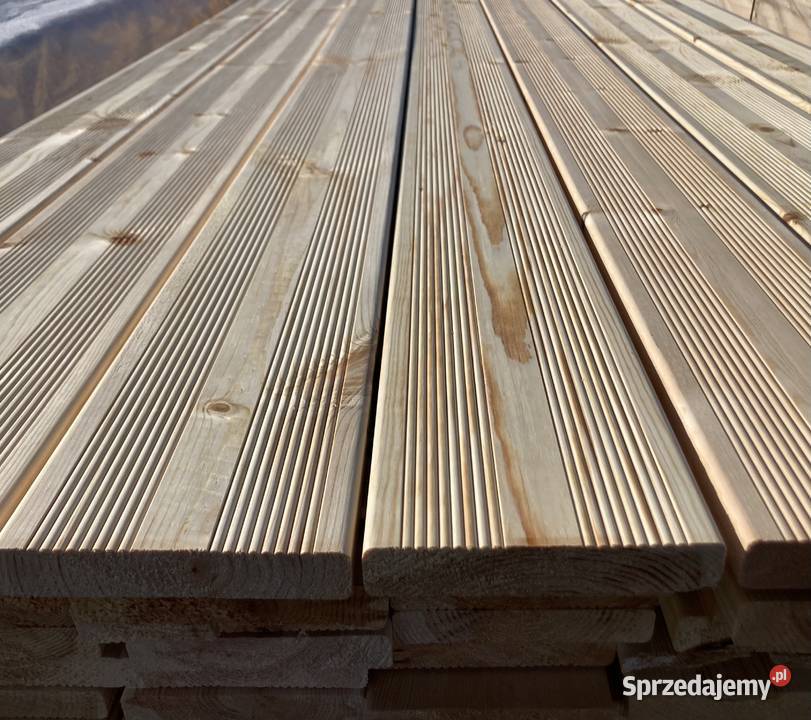 Deska tarasowa 26x144mm B 2 gatunek Sosna