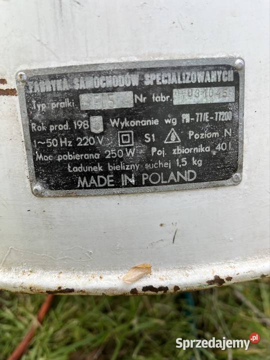 Pralka wirnikowa Frania sprawna pomorskie