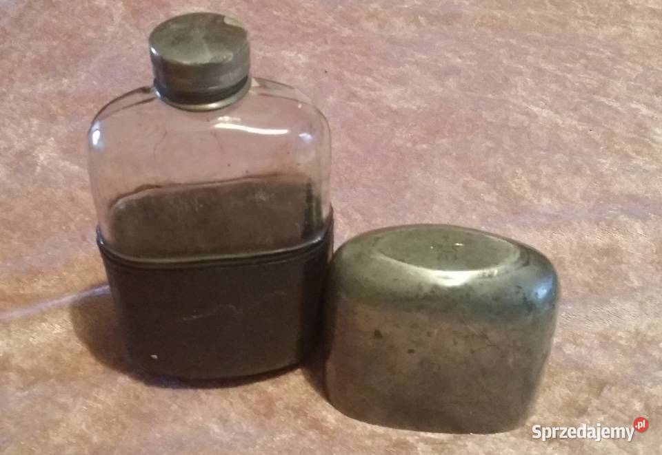 Piersiówka stara angielska JDS713 Kraków