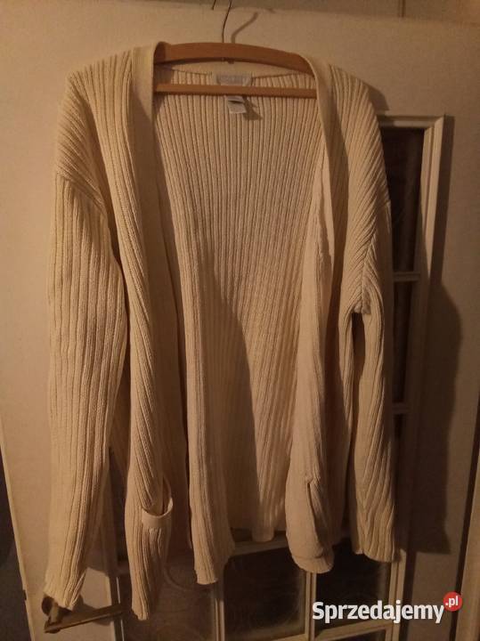 Sweter vintage Lands end kolor ecru Rozmiar L Warszawa sprzedam