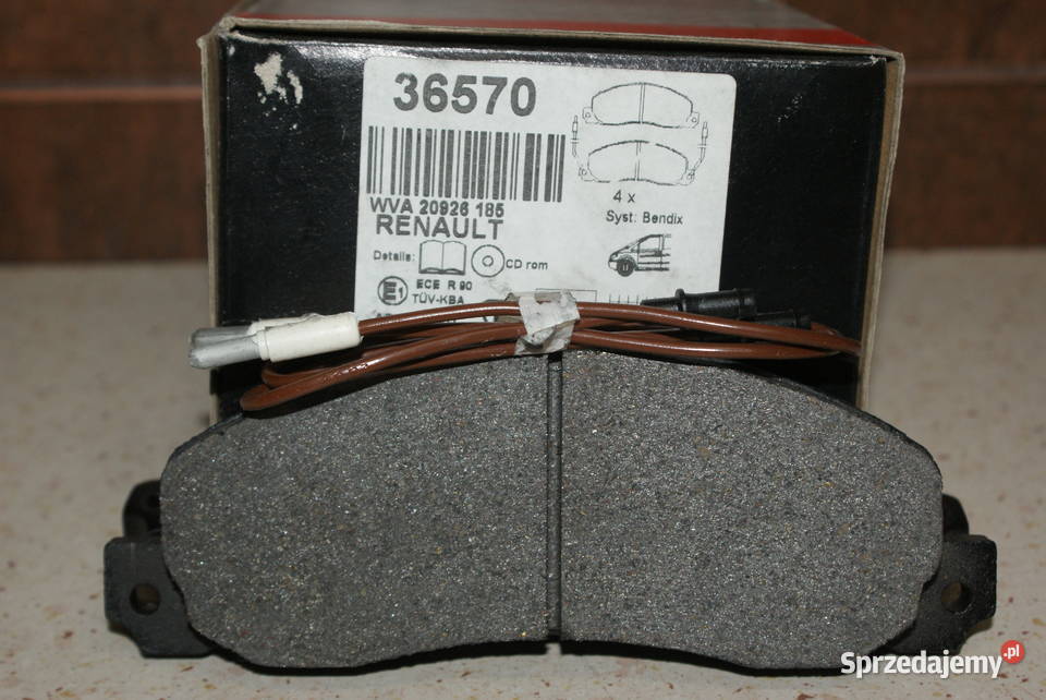 36570 ABS KLOCKI HAMULC RENAULT TRAFIC 8901 Z osobowe Pozostałe Białobrzegi