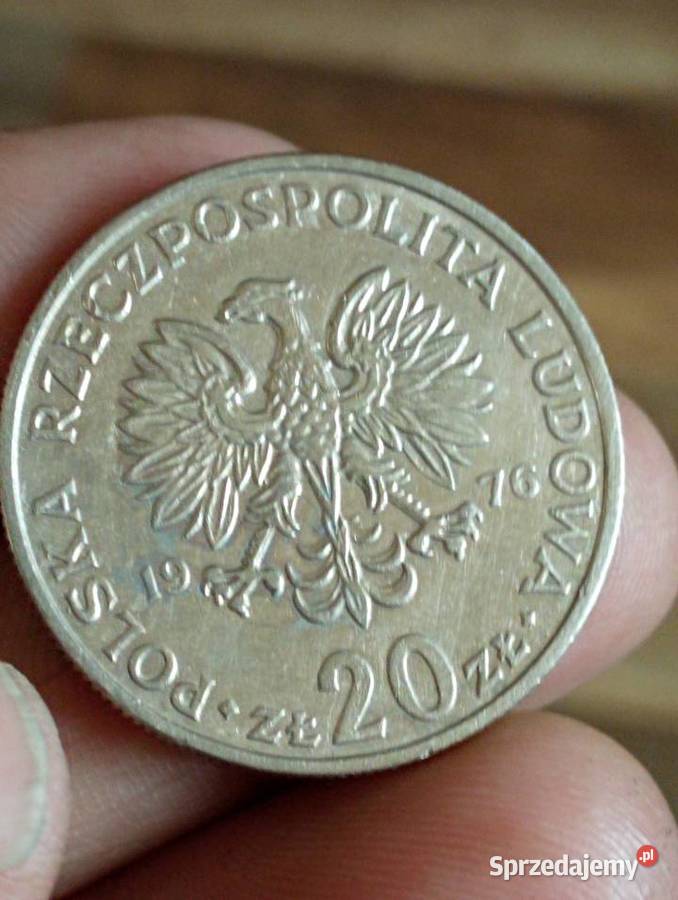 Sprzedam monete 20 zl 1976 bzm Marceli nowotko Chełm