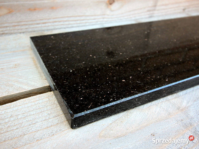 Parapet z kamienia 3 czarny granit STAR GALAXY Łask