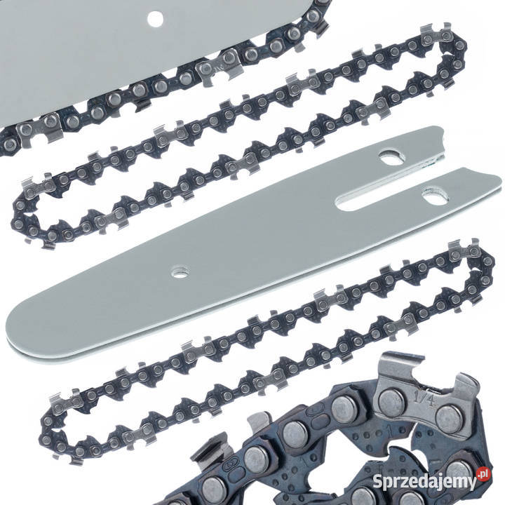 Prowadnica 4 z 2x Łańcuchem do Piły Elektrycznej