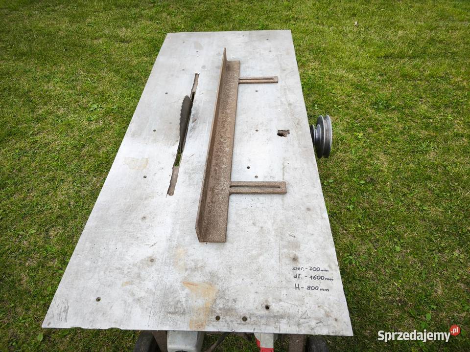 Krajzega SAM bez silnika solidna blat aluminium Piły stołowe Siemianówka