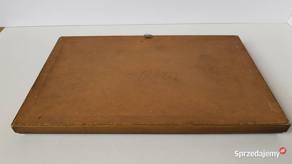 Stara polska litografia sygnowana A Heidrich