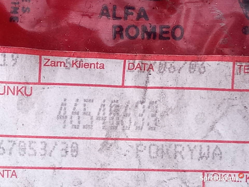 ALFA 145 146 156 POKRYWKA osobowe