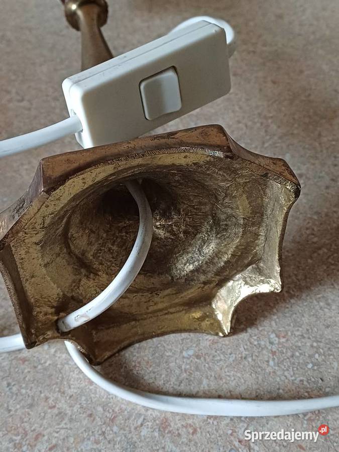 vintage lampki mosiężne Nowy Targ