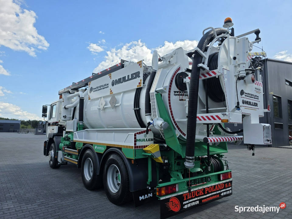 MAN 6x4 WUKO MULLER CANALMASTER KOMBI DO