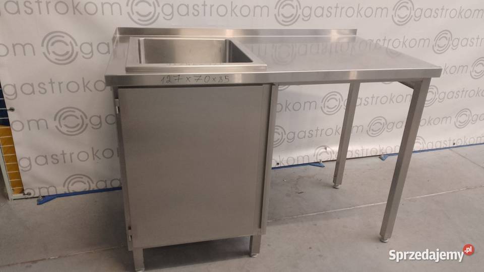 STÓŁ Z WANNA NEUTRALNĄ 127X70X85 Z SZAFKĄ