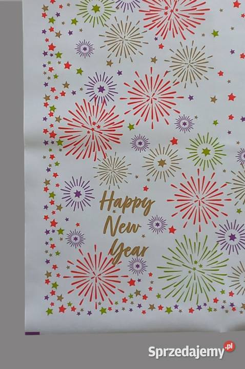 Zestaw 2 serwetek świąteczne nowy na białym tle małopolskie Chrzanów