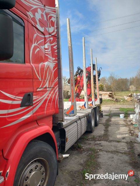 Scania r580 v8 z HDS do drewna 16353cm3