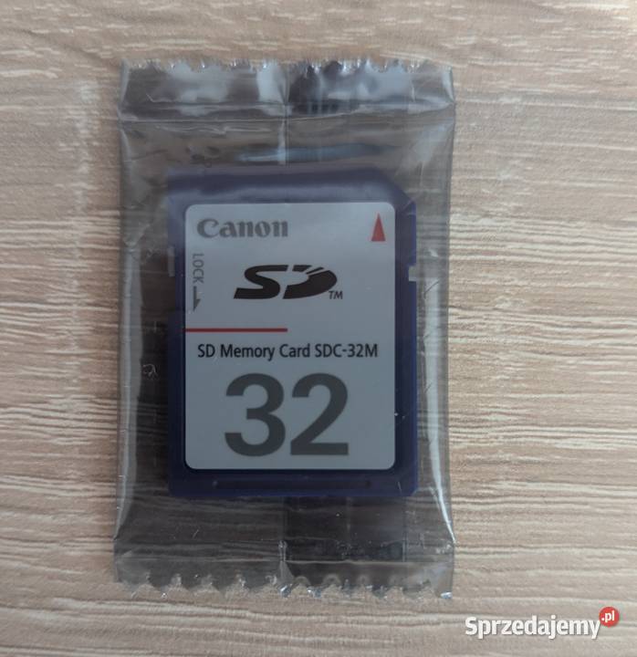Karta pamięci SD Canon SDC32M o pojemności 32MB Białystok