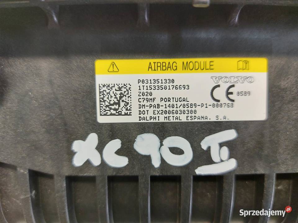 Volvo XC90 II D5 Poduszka powietrzna Airbag osobowe