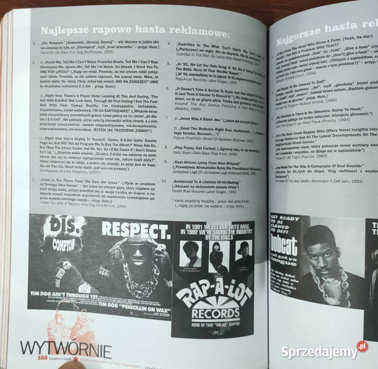 Egotrips Książka o rapie Jenkins Wilson Mao Poradniki, albumy i reportaże Sosnowiec