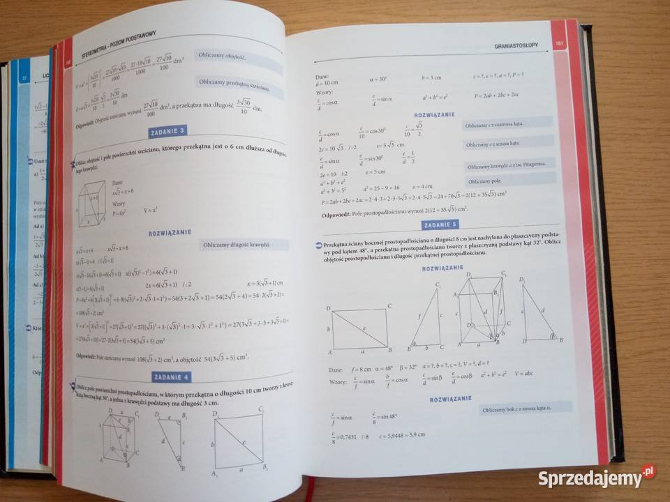 Matura z matematyki vademecum liceum wydawnictwo Podręczniki