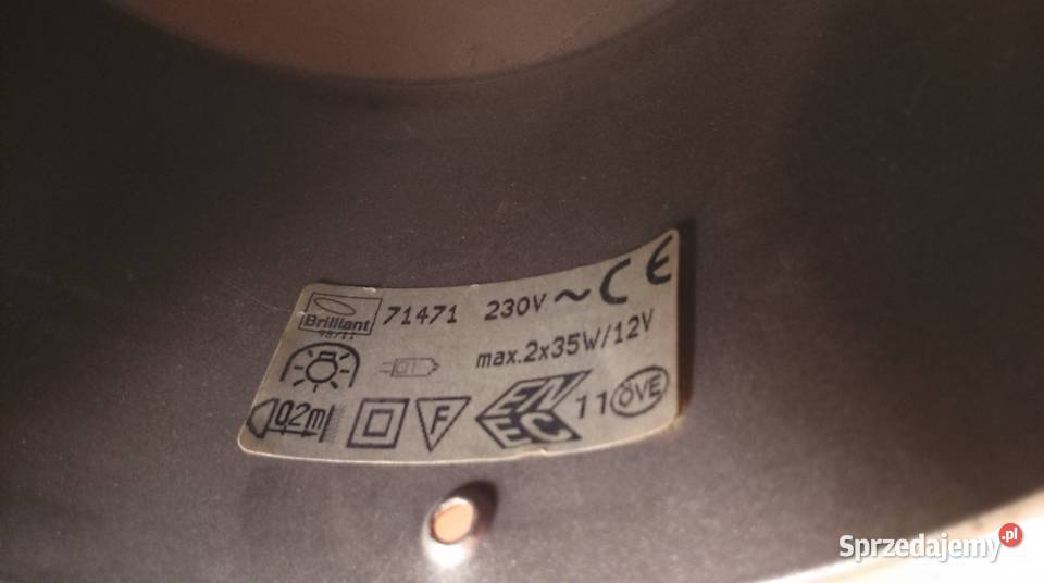 Lampa Brilantregulowana wysokość Oświetlenie Tuszkowo