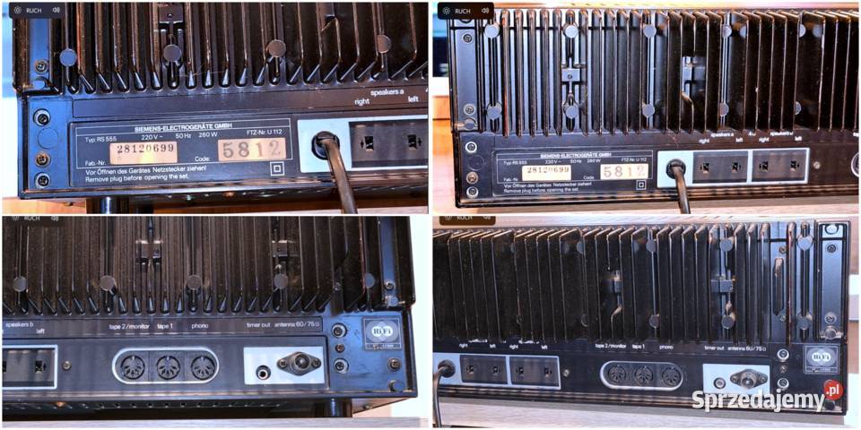 Siemens RS 555 ciekawy amplituner vintage W Piotrków Trybunalski