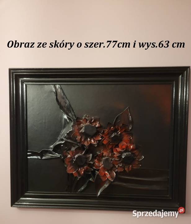 Ozdoby wisząceobrazy ze skórytalerzerama Gdynia