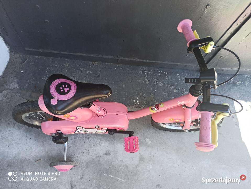 Rowerek Dzieciecy 14 Btwin KOTY Kółka Boczne Wieliczka sprzedam