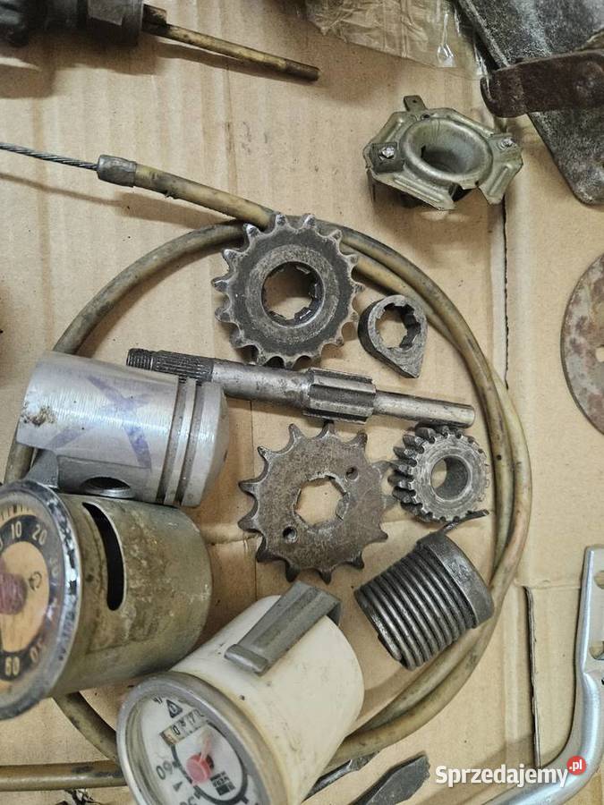 Części Romet Motorynka Komar Lampa Uchwyt Wałek Kłodawa