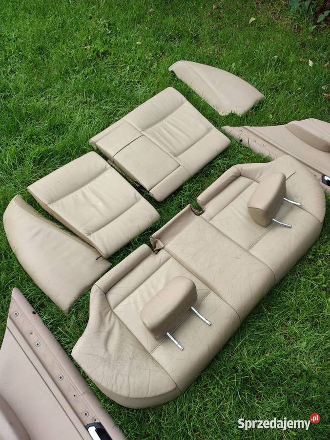 Fotele kanapa skóra beż sedan bmw e46 części zachodniopomorskie Kołobrzeg