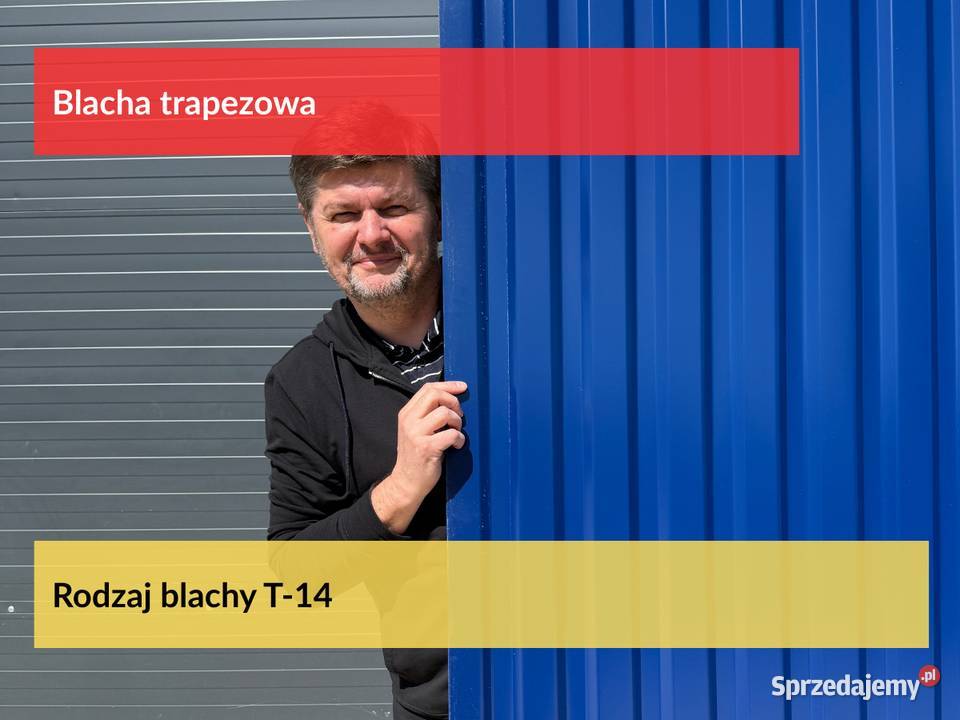 Blacha Trapezowa T14 2 gat w kolorze 7016 Grafit Puszczykowo