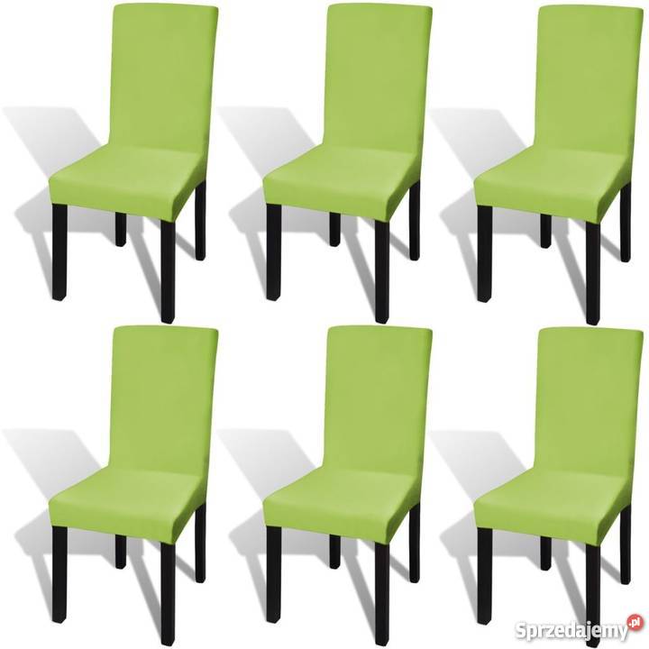 vidaXL Elastyczne pokrowce na krzesła w prostym stylu 131424