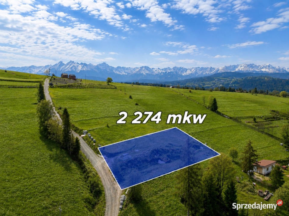Działka widokowa w Rzepiskach 2274m2