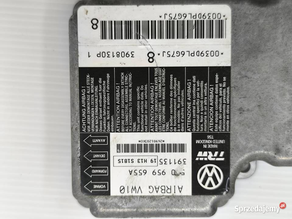 MODUŁ PODUSZEK AIR BAG SEAT LEON II 18 TSI