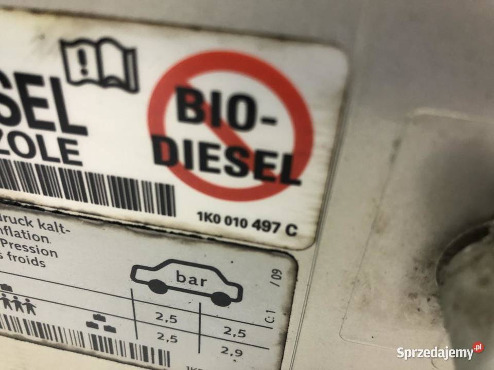 KLAPKA WLEWU PALIWA 1K0809857 VW GOLF VI