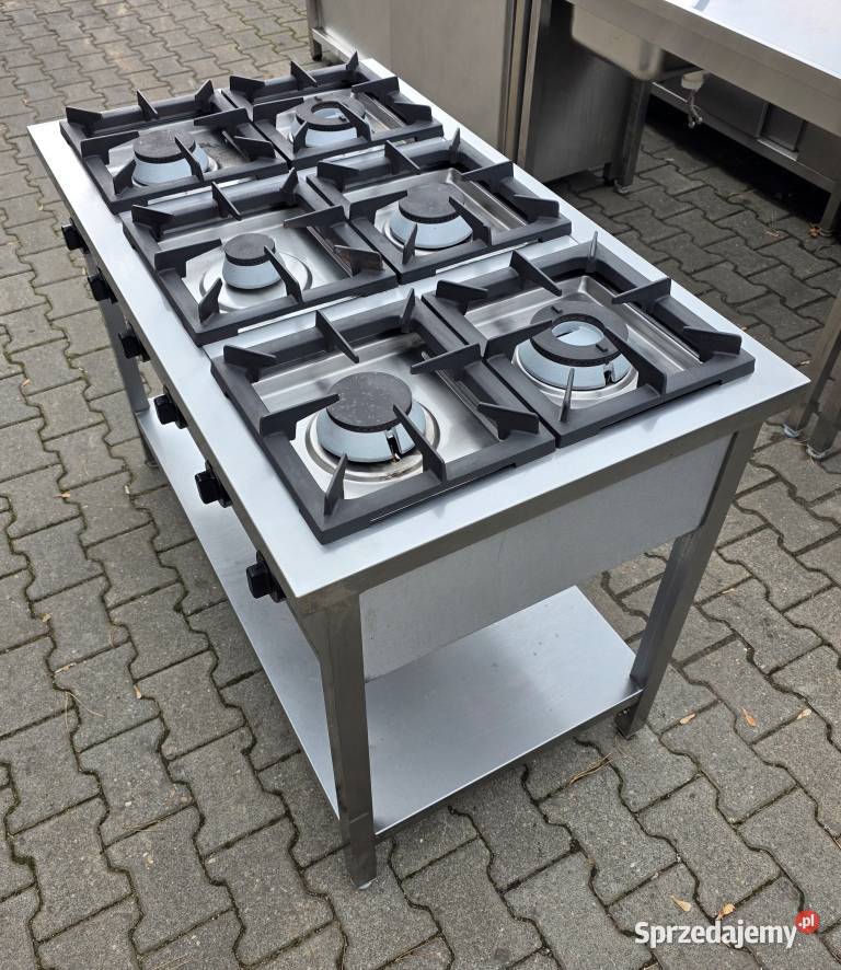 Kuchnia Gazowa 6 Palnikowa STALGAST Moc 325 kW Biznes i Przemysł
