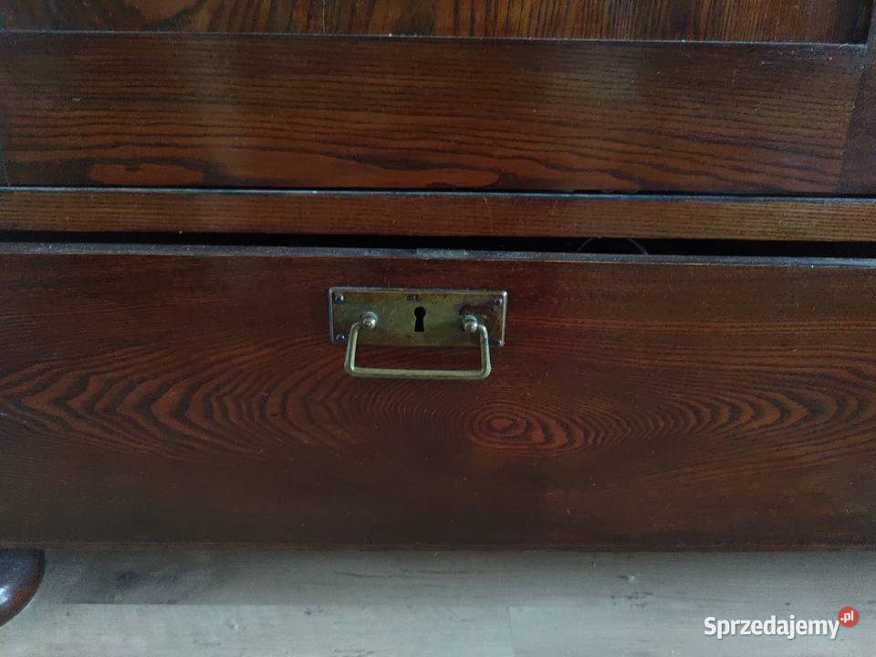 Stara drewniana szafa w stylu Biedermeier mazowieckie Warszawa
