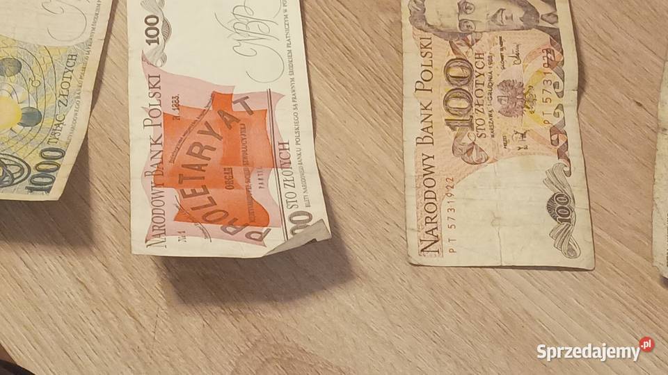 Sprzedam stare banknoty papierowe i monety Szklarska Poręba