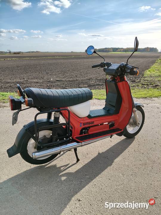 Simson skuter sr50 motorower z dokumentami 6588km Nowe Skalmierzyce