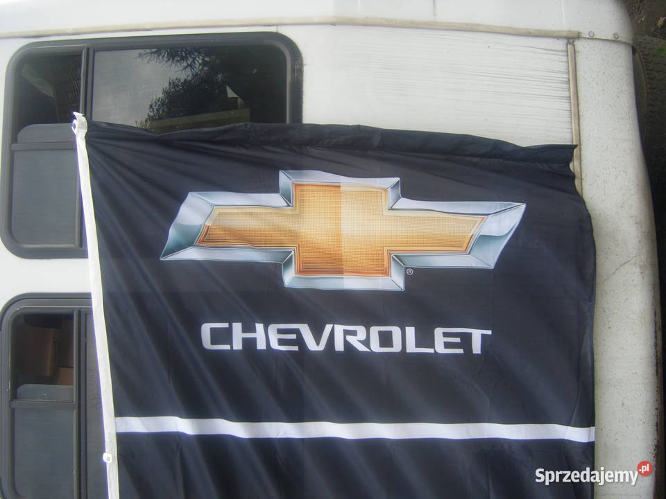 Corvette Duza Flaga Reklama Chevroleta Corvette Dębica