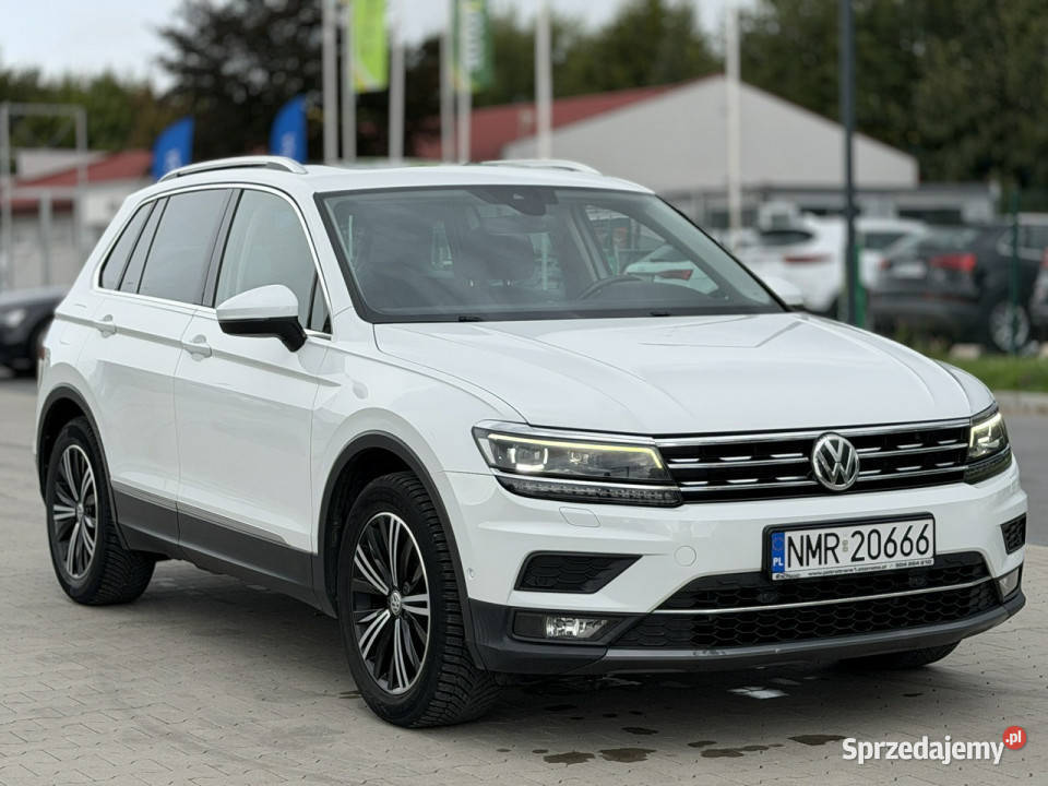 Volkswagen Tiguan 20 TDI 150 FULL LED Virtual czujnik martwego pola Motoryzacja Mrągowo